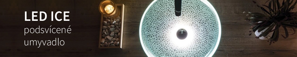 LED umyvadlo ICE